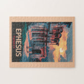 Ephesus Library of Celsus Travel Artヴィンテージ ジグソーパズル (横)