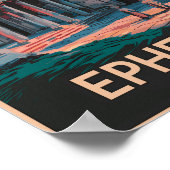 Ephesus Library of Celsus Travel Artヴィンテージ ポスター (角)