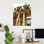 Ephesus POSTERのCelsusライブラリのファサード ポスター (ホームオフィス)