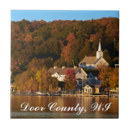 Ephraim、日没のウィスコンシン タイル