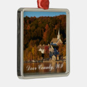 Ephraim、日没のウィスコンシン メタルオーナメント (右)