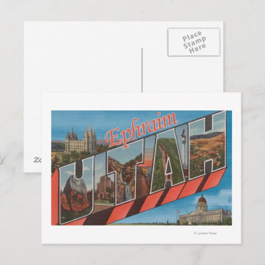 Ephraim, UtahLarge Letter ScenesEphraim, UT ポストカード (正面/裏面)