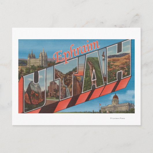 Ephraim, UtahLarge Letter ScenesEphraim, UT ポストカード (正面)