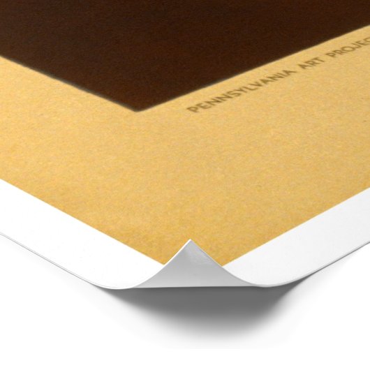 Ephrata Pennsylvania 1938 WPA ポスター (角)