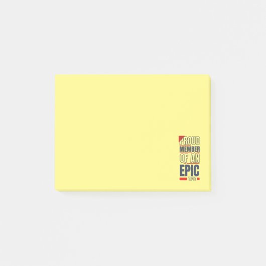 Epic誇りを持った Team Work Office Post-it Nのメンバー ポストイット (正面)