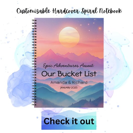 Epic Adventures Bucket List Journal ノートブック