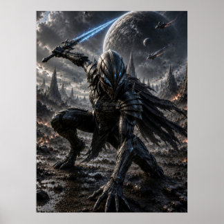 Epic Alien Knight in a Distant Galaxy ポスター