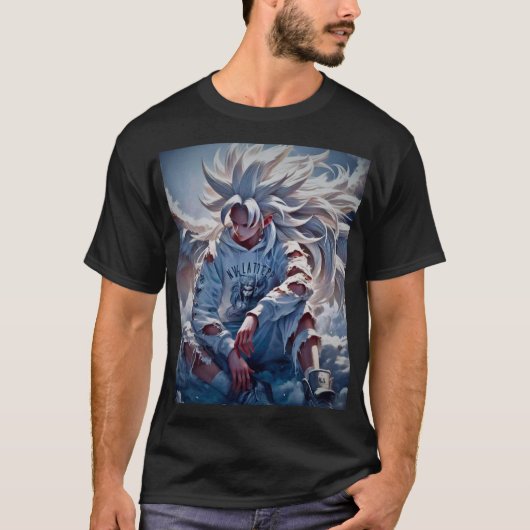 Epic Anime Art：署名プリントTee Tシャツ (正面)