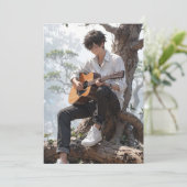 Epic Anime Guitarist Birthday Invitation - Customi 招待状 (スタンド正面)