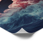 Epic Battle: Orca vs Kraken Poster - Unleash the P ポスター (角)