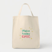 EPIC Canvas Tote – Eco Friendly Shopper Bag トートバッグ (正面)
