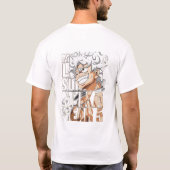 Epic Cartoon Hero Transformation Tシャツ – Powerf (裏面)
