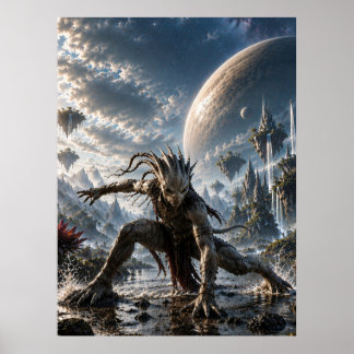Epic Cosmic Guardian in a Fantasy World ポスター