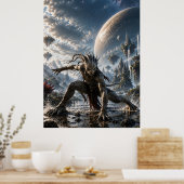 Epic Cosmic Guardian in a Fantasy World ポスター (キッチン)