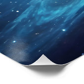 Epic Cosmic Supernova Abstract Space ポスター (コーナー)