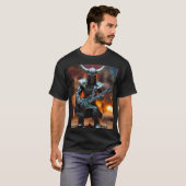 Epic Death Metal Graphic Tee – 暗闇を解き放つ Tシャツ (正面フル)