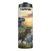 Epic Dinosaur Valley Waterfall Sunset タンブラー (正面)