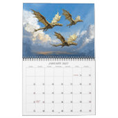 Epic Dragon Art Fantasy Calendar カレンダー (1月 2027)