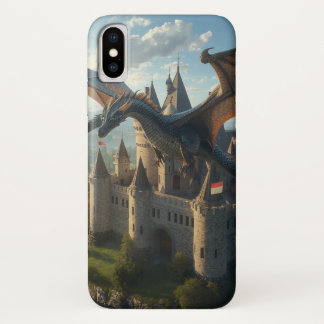 Epic Dragon Castle Fantasy Phone Case iPhone X ケース
