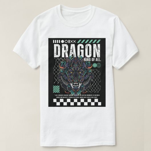 Epic Dragon Graphic T-Shirt Design Tシャツ (デザイン正面)