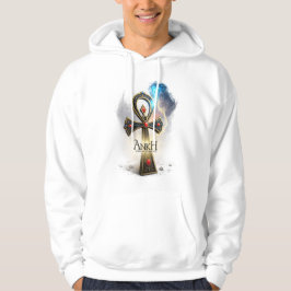 Epic Egyptian Ankh Hoodie – Fantasy Symbol of Eter パーカ