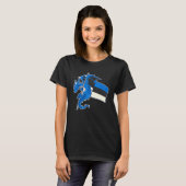 Epic Estonian Dragon  Proud Estonia Flag Tシャツ (正面フル)
