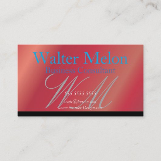 Epic Fab Consultant独自の簡単汎用 名刺 (正面)