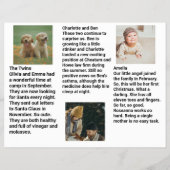 Epic Family UpdateニュースレターChristmasおもしろいTimes チラシ (裏面)