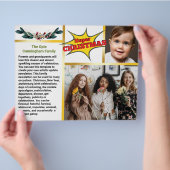 Epic Family UpdateニュースレターChristmasおもしろいTimes チラシ (手)