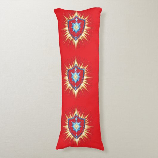 Epic Fantasy Shield with Radiant Energy Burst – Ma ボディピロー (正面縦)