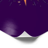 Epic Fantasy Shield with Radiant Energy Burst – Ma ポスター (コーナー)