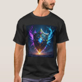 Epic Fantasy Shield with Radiant Energy Burst – Ma Tシャツ (正面)