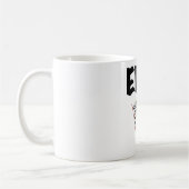 Epic Finish Line Checkered Racing Flag コーヒーマグカップ (左)