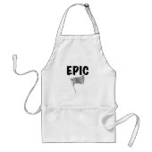 Epic Finish Line Checkered Racing Flag スタンダードエプロン (正面)