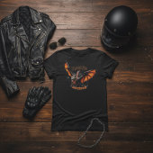 Epic Fire Dragon "Rise From The Ashes" Fantasy Tシャツ