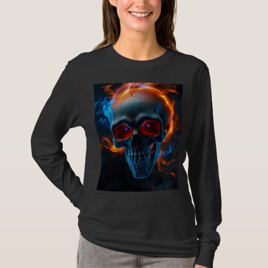 Epic Fire King - 独占ハロウィンストリートウェア Tシャツ (正面)