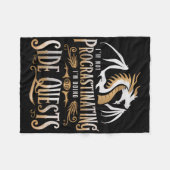 Epic Gamer Fantasy Adventure Apparel Doing Side Qu フリースブランケット (正面(横))