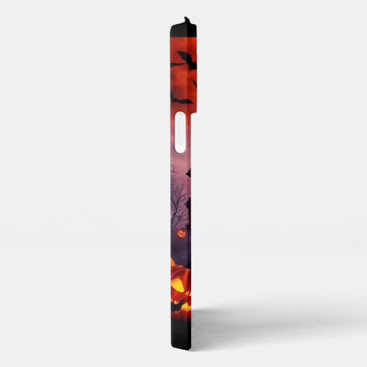 Epic Halloween Magic – Haunted Moon & Ghosts iPhoneケース (右側面)