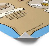 Epic Hero Classroomポスター – 青の背景 ポスター (角)