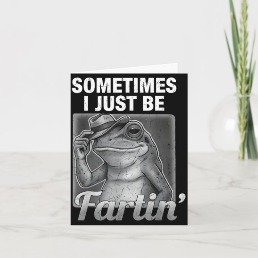 Epic I Farting Frog Sometimes Just Fartin Fart カード (正面)
