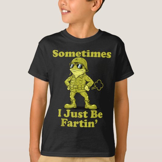 Epic I Frog Humor Sarcastic Sometimes Just Fartin Tシャツ (正面)