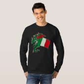 Epic Italian Dragon Proud Italy Flag Tシャツ (正面フル)