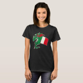 Epic Italian Dragon Proud Italy Flag Tシャツ (正面フル)