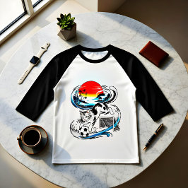 Epic Japanese Soccer Cat - Men's Sports Casual Tシャツ