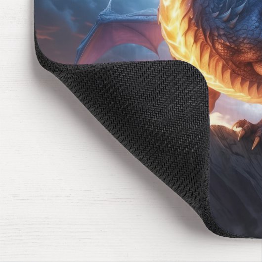 Epic Lightning Dragon Fantasy Gaming Mouse Pad マウスパッド (コーナー)