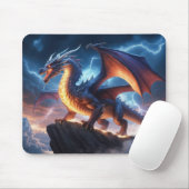 Epic Lightning Dragon Fantasy Gaming Mouse Pad マウスパッド (マウス)
