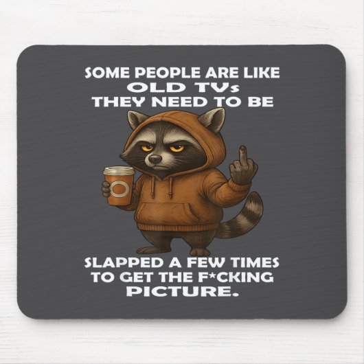 Epic Like Some Few Old Slapped Need People Tvs マウスパッド (正面)