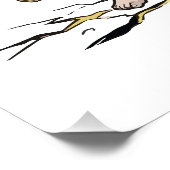 Epic Manga Warrior Power Awakening Illustration ポスター (コーナー)