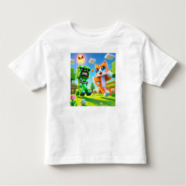 「Epic Minecraft- Toddler Tインスパイア-Shirt Cat loves トドラーTシャツ
