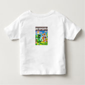 「Epic Minecraft- Toddler Tインスパイア-Shirt Cat loves トドラーTシャツ (裏面)